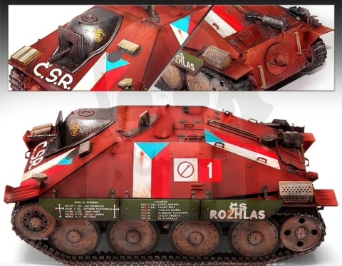 Academy 13277 Jagdpanzer 38(t) Hetzer "Prague 1945" 1:35 - model