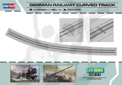 Hobby Boss 82910 Niemieckie tory kolejowe łuki 1:72