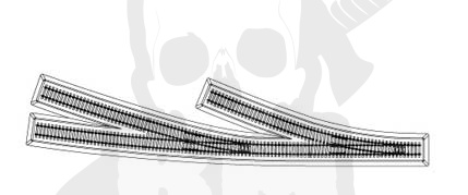 Hobby Boss 82910 Niemieckie tory kolejowe łuki 1:72