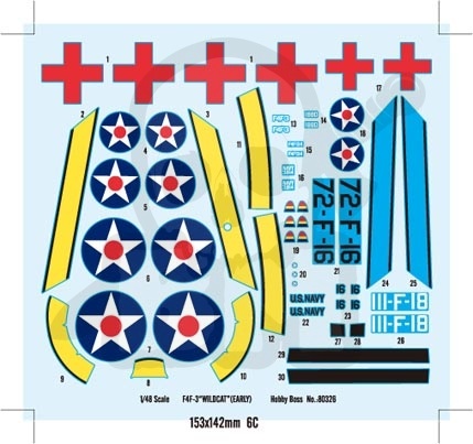 Hobby Boss 80326 F4F-3 early Wildcat 1:48
