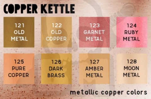 Scale 75: Drop Paint - Copper Kettle 8 farbek akrylowych 17 ml do aerografu