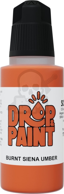 Scale 75: Drop Paint - Farbka do aerografu 17 ml - Burnt Siena Umber