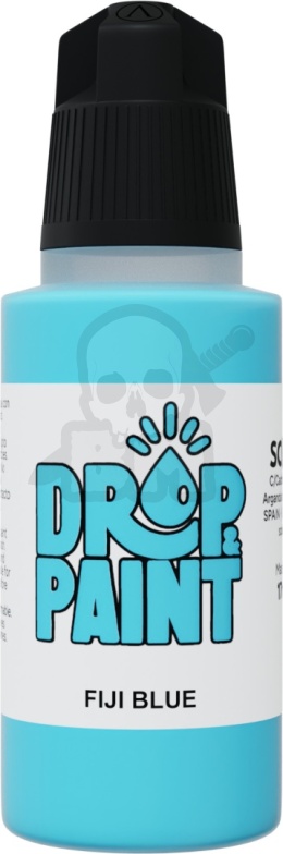 Scale 75: Drop Paint - Farbka do aerografu 17 ml - Fiji Blue