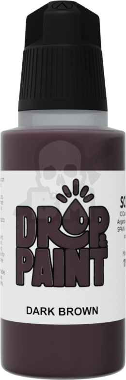Scale 75: Drop Paint - Farbka do aerografu 17 ml - Dark Brown