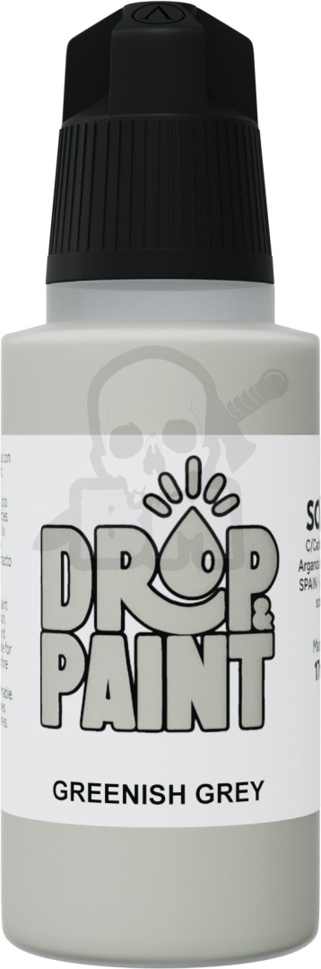 Scale 75: Drop Paint - Farbka do aerografu 17 ml - Greenish Grey