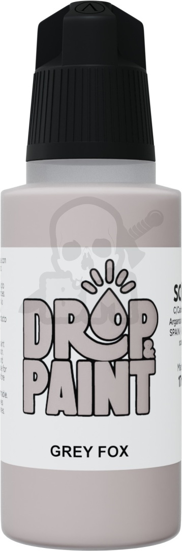 Scale 75: Drop Paint - Farbka do aerografu 17 ml - Grey Fox