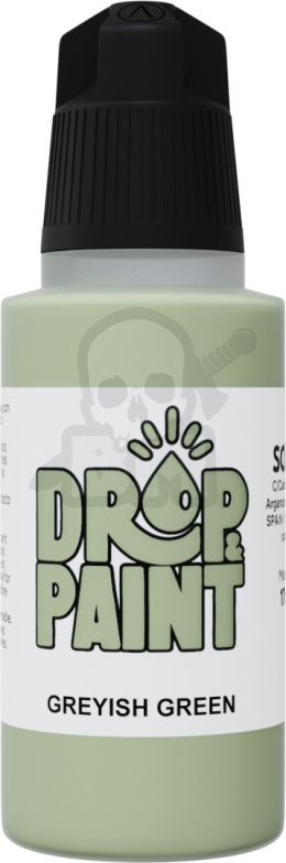 Scale 75: Drop Paint - Farbka do aerografu 17 ml - Greyish Green