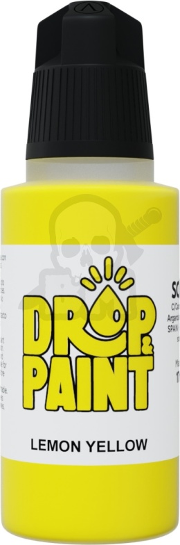 Scale 75: Drop Paint - Farbka do aerografu 17 ml - Lemon Yellow