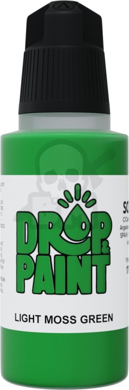 Scale 75: Drop Paint - Farbka do aerografu 17 ml - Light Moss Green