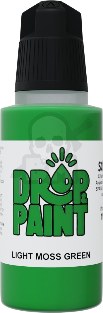 Scale 75: Drop Paint - Farbka do aerografu 17 ml - Light Moss Green