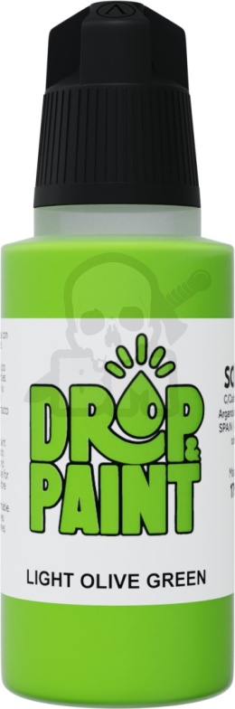 Scale 75: Drop Paint - Farbka do aerografu 17 ml - Light Olive Green