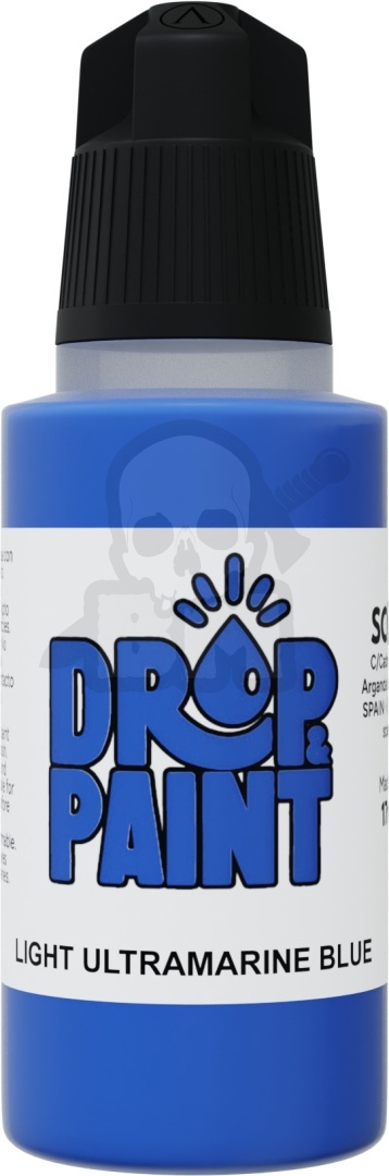 Scale 75: Drop Paint - Farbka do aerografu 17 ml - Light Ultramarine Blue