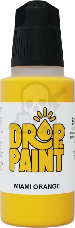 Scale 75: Drop Paint - Farbka do aerografu 17 ml - Miami Orange