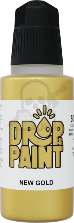 Scale 75: Drop Paint - Farbka do aerografu 17 ml - New Gold