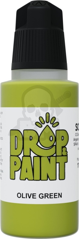 Scale 75: Drop Paint - Farbka do aerografu 17 ml - Olive Green