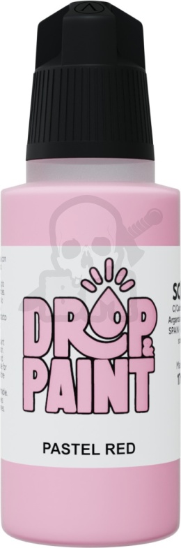 Scale 75: Drop Paint - Farbka do aerografu 17 ml - Pastel Red