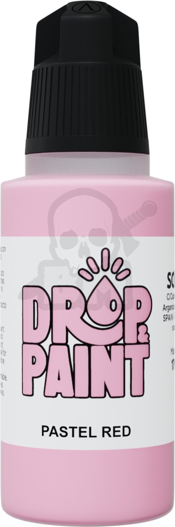 Scale 75: Drop Paint - Farbka do aerografu 17 ml - Pastel Red