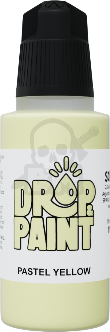 Scale 75: Drop Paint - Farbka do aerografu 17 ml - Pastel Yellow