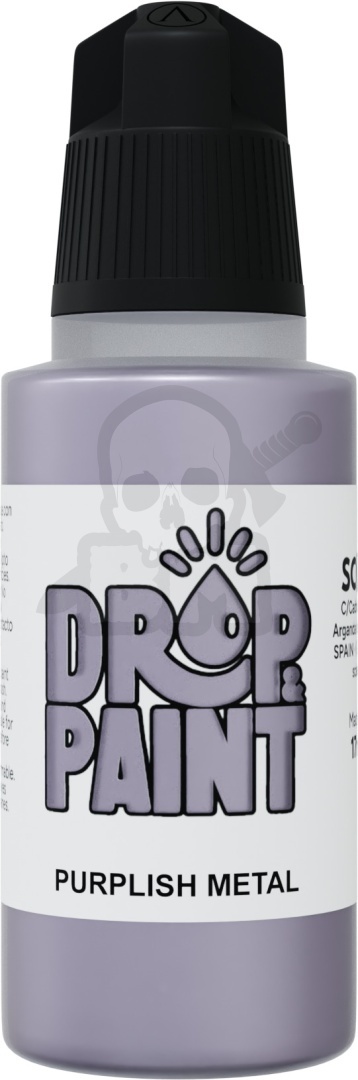 Scale 75: Drop Paint - Farbka do aerografu 17 ml - Purplish Metal