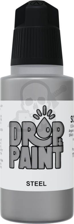 Scale 75: Drop Paint - Farbka do aerografu 17 ml - Steel
