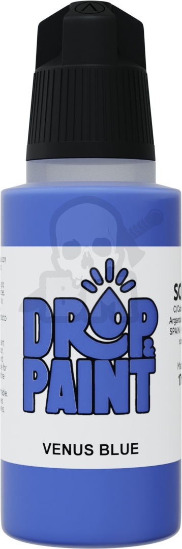 Scale 75: Drop Paint - Farbka do aerografu 17 ml - Venus Blue