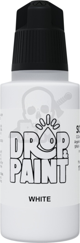 Scale 75: Drop Paint - Farbka do aerografu 17 ml - White