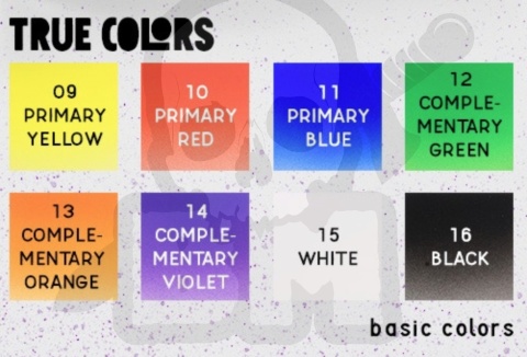 Scale 75: Drop Paint - True Colors - 8 farbek akrylowych 17 ml do aerografu