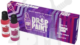Scale 75: Drop Paint - Purple Rain - 8 farbek akrylowych 17 ml do aerografu