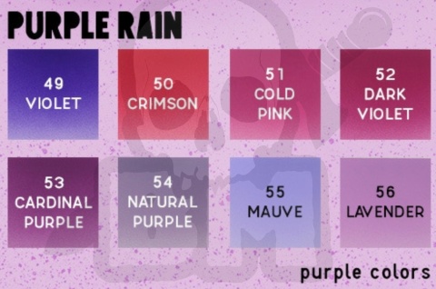 Scale 75: Drop Paint - Purple Rain - 8 farbek akrylowych 17 ml do aerografu