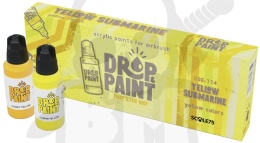 Scale 75: Drop Paint - Yellow Submarine - 8 farbek 17 ml do aerografu