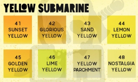 Scale 75: Drop Paint - Yellow Submarine - 8 farbek 17 ml do aerografu