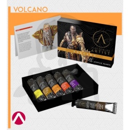 Scale75: Scalecolor - Paint Set - Artist Range - Volcano - zestaw 6 farb