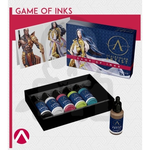 Scale75: Scalecolor - Paint Set - Artist Range - Game Of Inks zestaw 6 farb