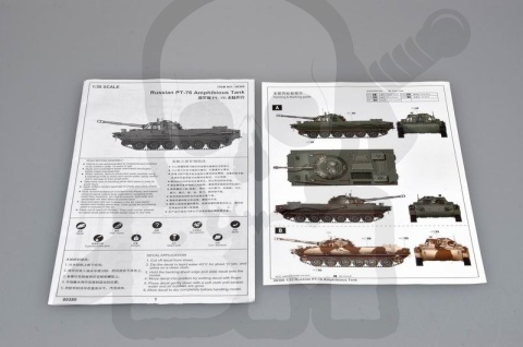 Trumpeter 00380 Lekki czołg pływający PT-76 1:35
