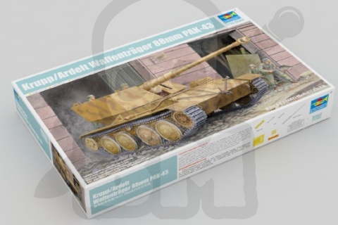 Trumpeter 01587 Model działa Krupp - Ardelt Waffentrager 88mm PAK-43 1:35