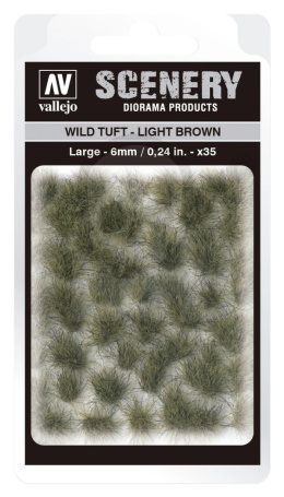 Vallejo SC418 Wild Tuft - Light Brown 6mm