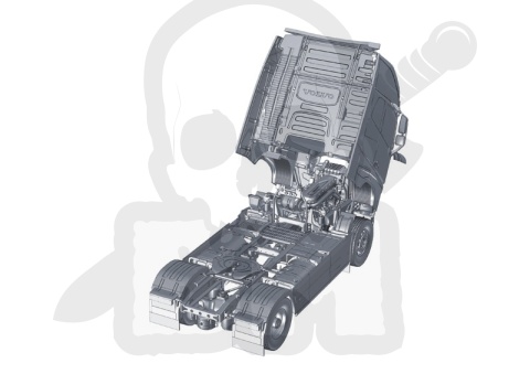 1:24 Model ciężarówki Volvo FH4 Globetrotter XL