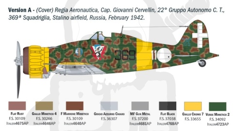 1:32 Macchi MC.200 Saetta - model włoskiego myśliwca