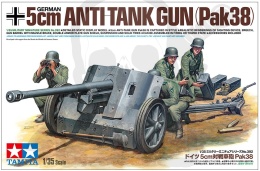 1:35 Tamiya 35392 German 5 cm Anti Tank Gun PaK38 - armata ppanc z załogą