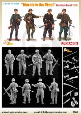 1:35 Western Front 1940 - 4 żołnierzy