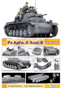 1:6 Dragon 75025 Pz.Kpfw II Ausf. B - plastikowy model