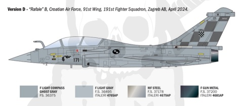 1:72 Model samolotu Rafale B - francuski myśliwiec