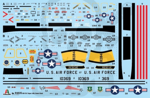 1:72 Model śmigłowca HH-53C Super Jolly Green Giant