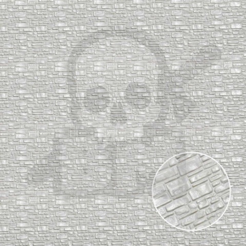 ABS Plasticard - Cegły arkusz teksturowany A4