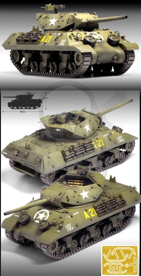 Academy 13288 M10 GMC U.S. Army 1:35 model niszczyciela czołgów