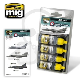 Ammo Mig 71211 zesta 4 farb French Modern Jets Set