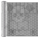 Hexagons Rolling Pin wałek do odciskania tekstur heksy