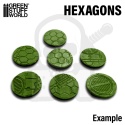 Hexagons Rolling Pin wałek do odciskania tekstur heksy