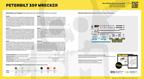 Heller 56794 Starter Set Peterbilt 359 Wrecker 1:43