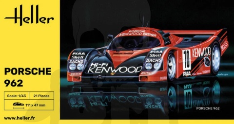 Heller 80109 Porsche 962 1:43 - model samochodu